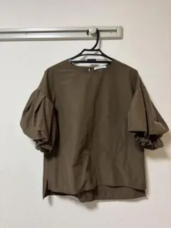 OPAQUE.CLIP ブラウン バルーン袖 トップス