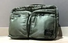 PORTER 超貴重 廃盤 ポーター タンカー コスメポーチ セージグリーン