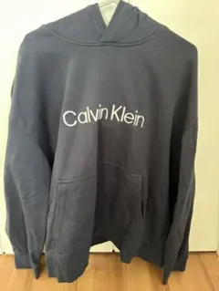 Calvin Klein ダークネイビー フード付きパーカー Lサイズのサムネイル