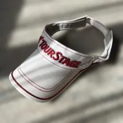 TourStage ゴルフ バイザー ホワイト