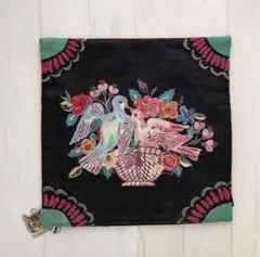 新品　ナタリーレテ　クッションカバー　バード　45×45cm 鳥　とり　ゴブラン