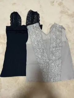 み*と様 き*よ様 み*と様 オメカシ　レースタンクトップセットのサムネイル