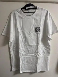 新品　LOEWE ロゴ刺繍 ホワイト Tシャツ Mのサムネイル