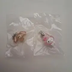 ゆるっとめじるしアクセサリー　マイメロ　くろうさ