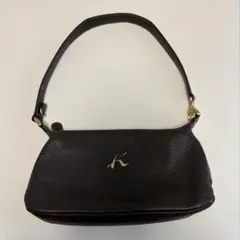 キタムラ　ショルダーバッグ　ワンショルダー　ダークブラウン