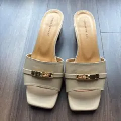 【美品】トゥモローランド　ミュール　サンダル　36 ベージュのサムネイル