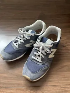 New Balance ML574 グレー/ネイビー スニーカー
