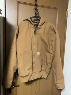 ブラウン フード付きジャケット