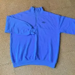 WEGO 紫 スウェット Fサイズ ハーフジップ