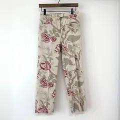 ETRO エトロ　花柄　ストレッチパンツ　42 ズボンのサムネイル
