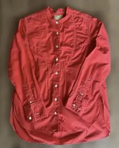 ナイジェルケーボン ウーマン ロングシャツ M相当 6 オレンジ 綿 日本