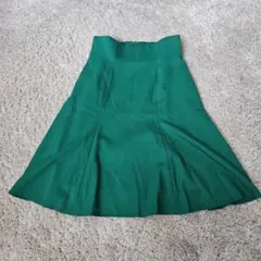 PROPORTION フレアスカート XS グリーン