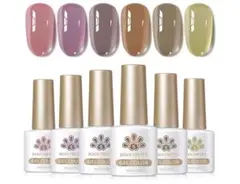 BORN PRETTY ジェルネイル 6色セット