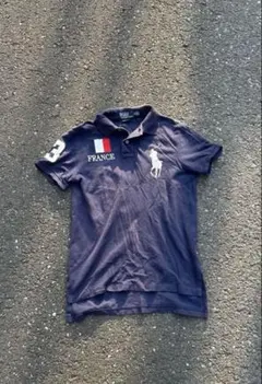 【Polo Ralph Lauren】ビッグポニー　ネイビー　ポロシャツ　M