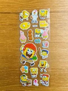 匿名配送　スポンジボブ　ぷくぷくシール　立体シール1枚　B