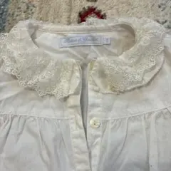 Tartine et Chocolate 長袖レースブラウス 110