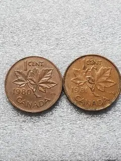 カナダ 1セント 硬貨 2005年 エリザベス2世 - メルカリ