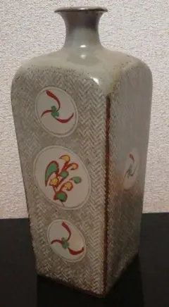 人間国宝 島岡達三 象嵌方壺 花瓶 花生 箱無し - メルカリ