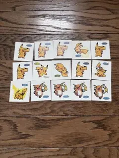 ポケモンパンシール　ピカチュウ　15枚セット