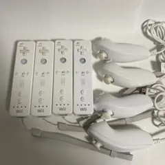 Wiiリモコン 4個セット + ヌンチャク