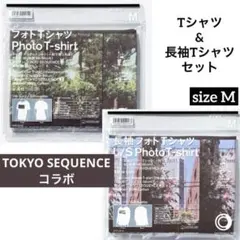 【新品未使用】ファミマ フォトTシャツ 半袖＆長袖2枚セットMサイズ