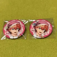 にじさんじ　ぎゃうるふ　赤城ウェン　缶バッジ