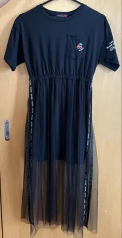 lovetoxic 半袖ワンピース M (150) ブラック