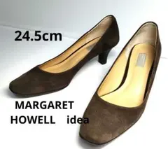 【美品】MARGARET HOWELL idea スエードパンプス 24.5cm