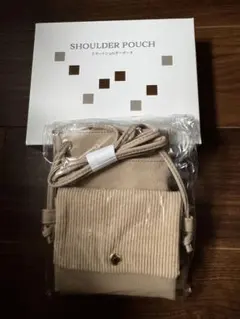 メナード　スマホショルダーポーチ ベージュ