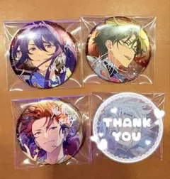 あんスタ 10周年 缶バッジ 蓮巳敬人 鬼龍紅郎 神崎颯馬