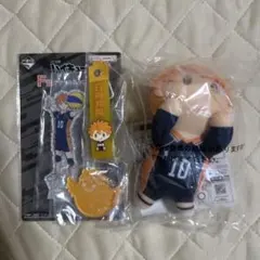 ハイキュー 日向翔陽 一番くじ H賞 ラバーチャーム F賞 アクリルスタンド