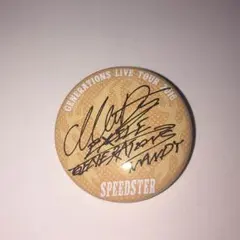 関口メンディー サイン缶バッチ