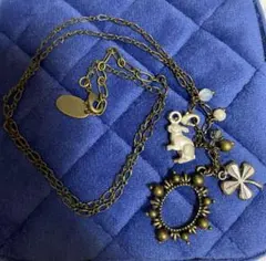 アンティーク　ネックレス　うさぎ