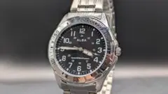 SEIKO ALBA アルバ V501-0DA0 クォーツ メンズ 稼働美品