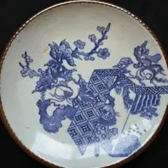染付 鳳凰文 皿 骨董品 - メルカリ