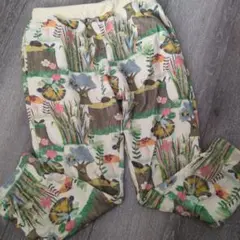 インセクトコレクション　虫柄プリント キッズパンツ Lサイズ　長ズボン