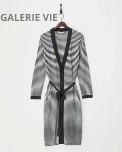 1度のみ着用GALERIE VIEコットンシルク ロングカーデ定価￥28.080