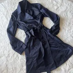iCB アイシービー　ネイビー トレンチコート サイズ42