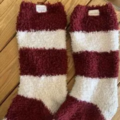 【ジェラートピケ】もこもこルームソックス　used