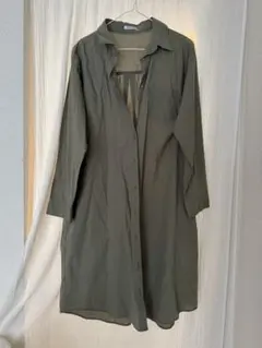 シアーシャツ ロングシャツ シャツ ロング ワンピース 綿ワンピース 綿100%