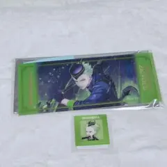 ツイステ セベク・ジルボルト 缶バッジ クリアカード POPUP 寮服