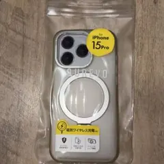 iPhone 15 Pro 透明ケース ワイヤレス充電対応