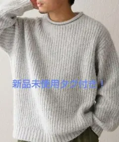 新品★未使用　チャオパニックティピー　メランジニットロールネックプルオーバー　L