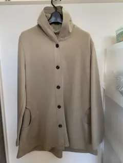 フード付きベージュジャケット Lサイズ