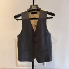 【古着】UNITED ARROWS GREEN LABEL ベスト グレー 48