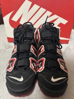 NIKE Air More Uptempo ブラック/レッド