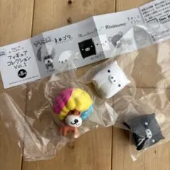 フィギュアコレクション2種セット　アフロ犬　モノクロブー