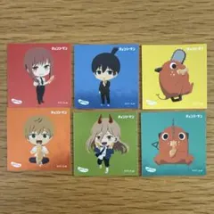 ばかうけ 最強のパン風味 チェンソーマン シール 全6種 コンプリートセット
