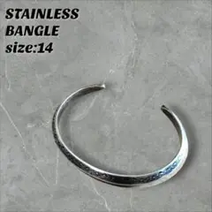 ステンレス バングル 14cm ナバホ族柄 アクセサリー