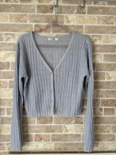 【one after another】ラメ混シアーカーデ